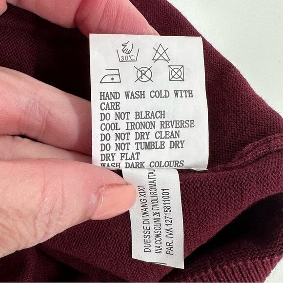 NWOT | Blueberyl | Long Sleeve Cardigan | Burgundy | Small - Picture 11 of 12